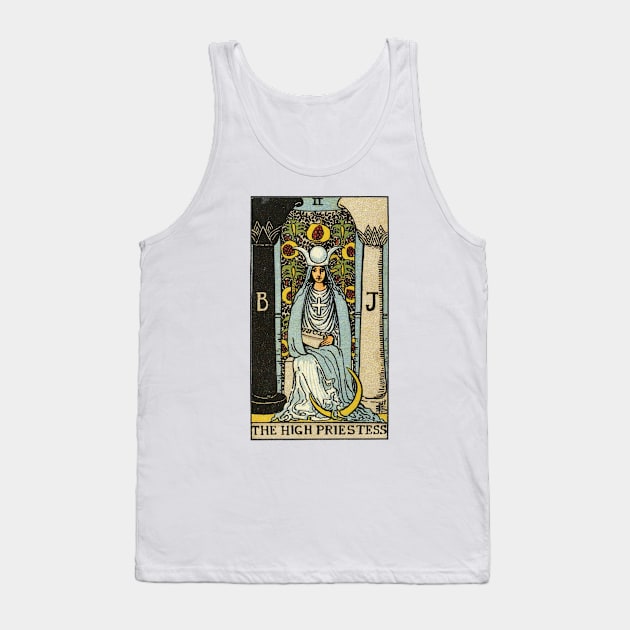 THE HIGH PRIESTESS Tank Top by WAITE-SMITH VINTAGE ART